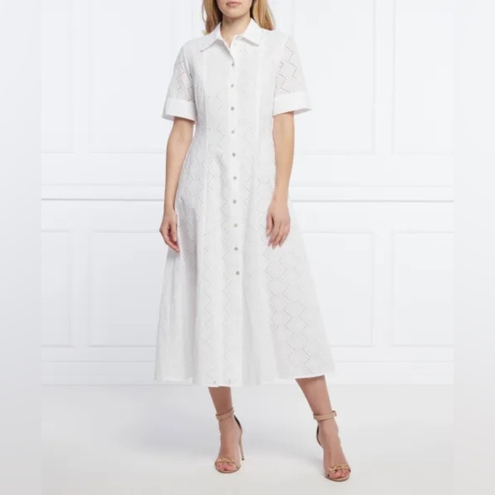 Marella Vezzano Dress White Lace - Sz S